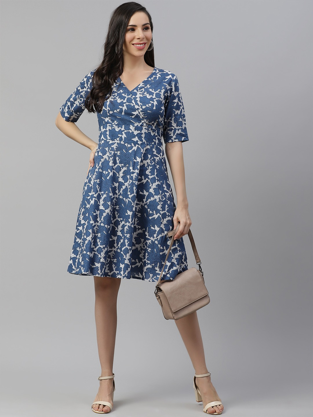 Indigo Orchard Dress