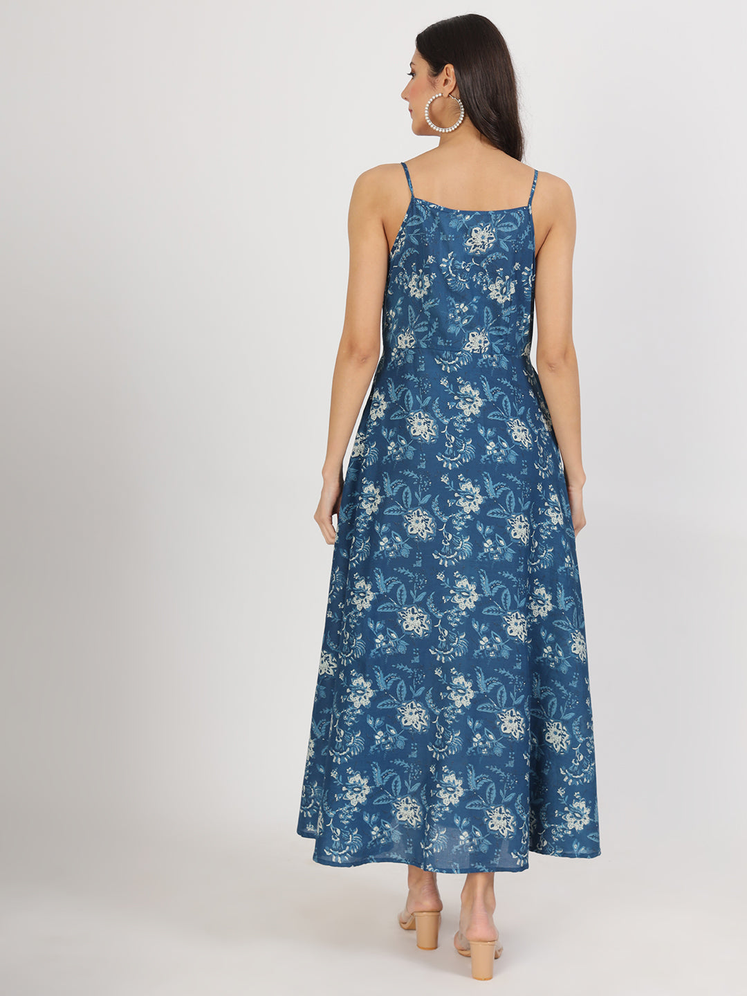 Indigo Flower Dress