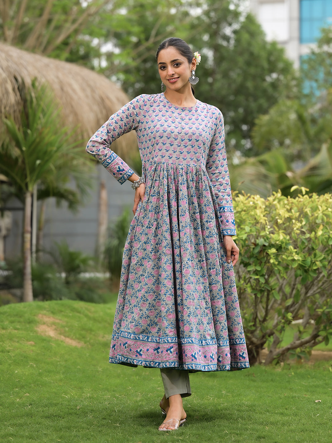 Phulwari Anarkali Set