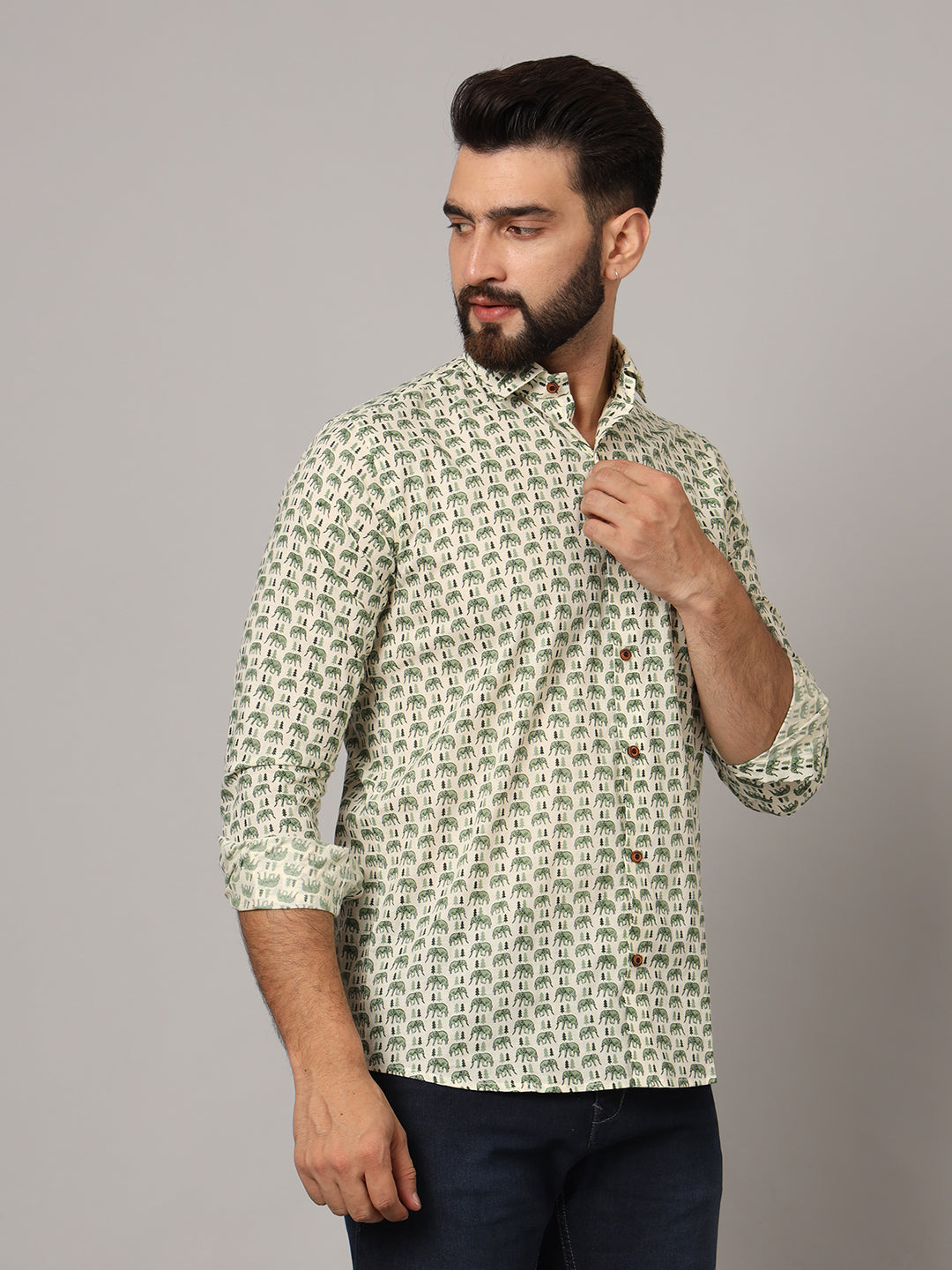 Jungle Mens Shirt - Full Sleeves