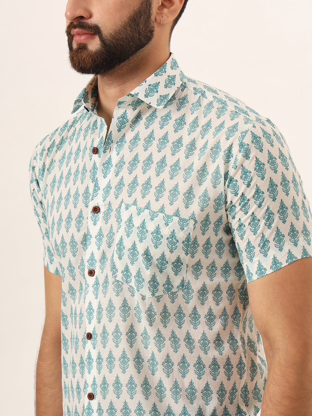 Iris Mens Shirt - Half Sleeves