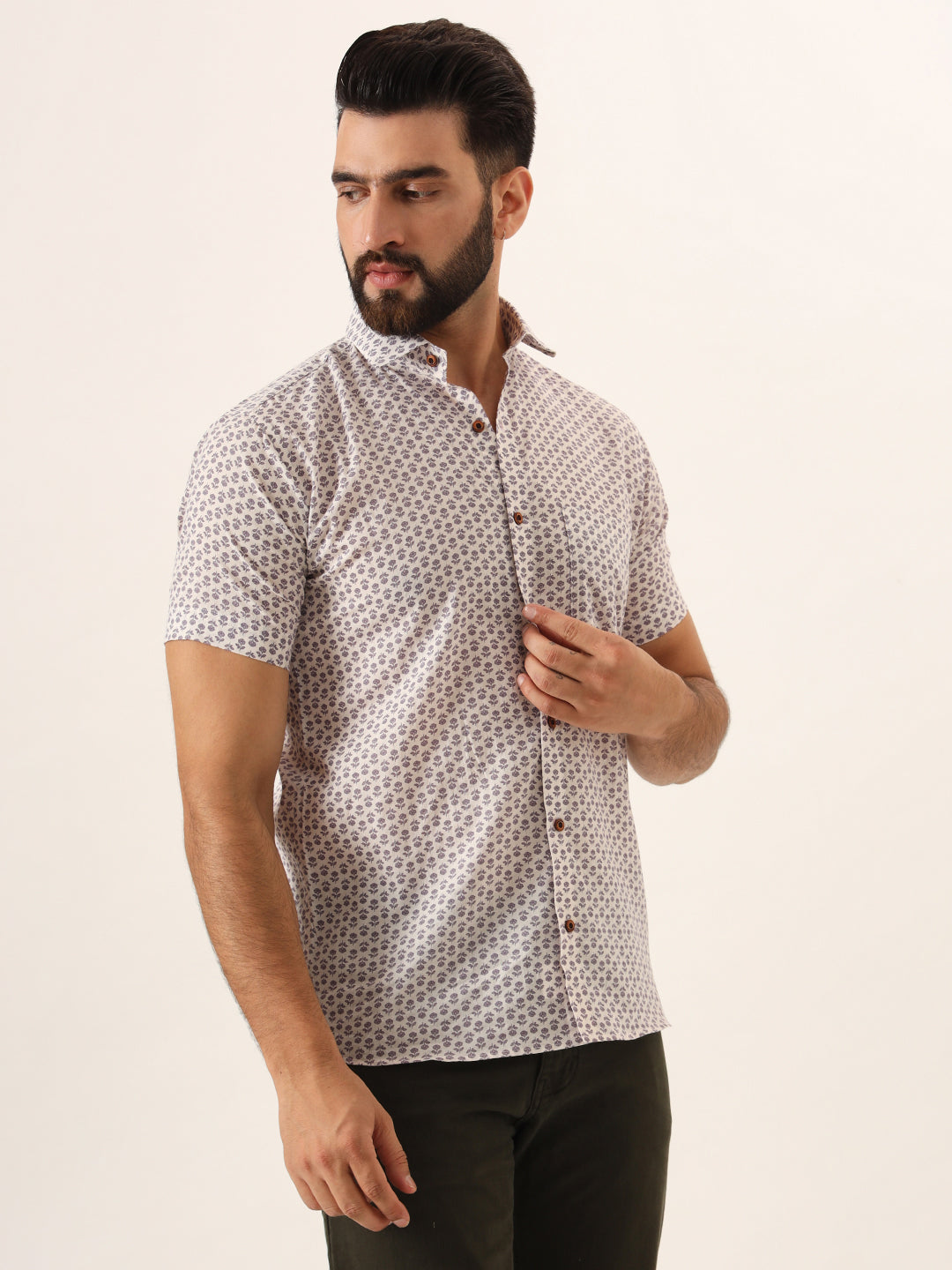 Ivy Mens Shirt - Half Sleeves